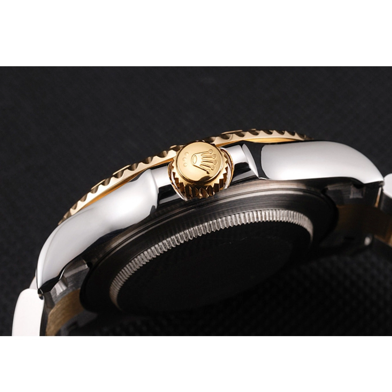 Aaa replica watch Yacht-Master Case Dial Swiss Bezel Gold Tone Steel Dial Two Gray Stainless Rolex 0723